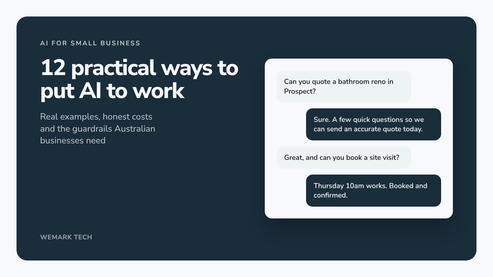 AI for Small Business in Australia: 12 Practical Uses and Costs